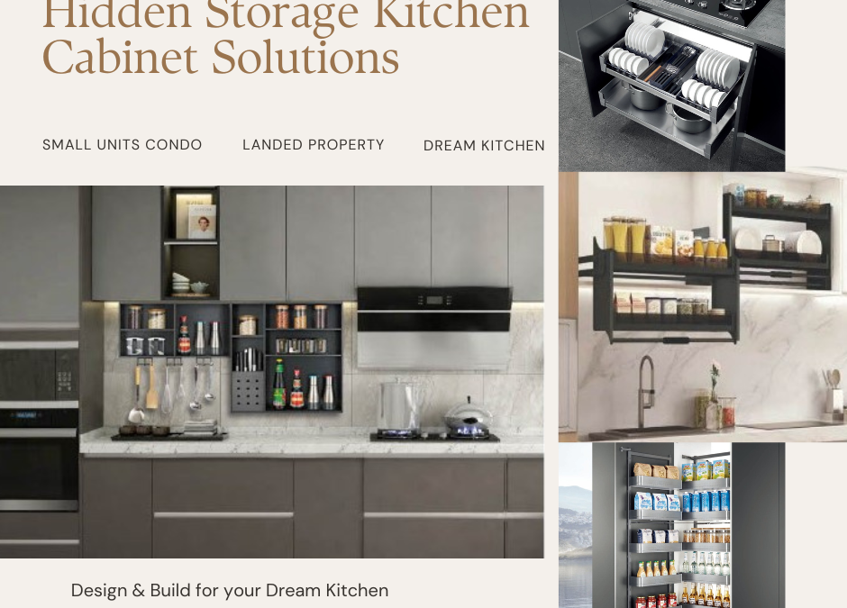 Hidden Storage Kitchen Cabinet Solutions for a Minimalist Paradise